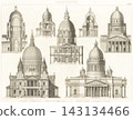 Antique illustrations: European encyclopedia, architecture 143134466