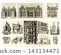 Antique illustrations: European encyclopedia, architecture 143134471