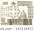 Antique illustrations: European encyclopedia, architecture 143134472