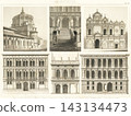 Antique illustrations: European encyclopedia, architecture 143134473