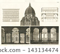 Antique illustrations: European encyclopedia, architecture 143134474