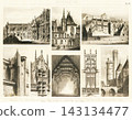 Antique illustrations: European encyclopedia, architecture 143134477