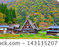 Autumn, Toyama Prefecture, Gokayama, Suganuma Gassho Village 143135207