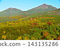 Autumn, Hokkaido, Tokachi Mountain Range, from Bogakudai Observatory 143135286