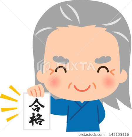 一位身穿工作服的老人舉著一塊牌子,上面寫著有人過世了。 一位身穿工作服的老人舉著一塊牌子,上面寫著有人過世了。 143135316