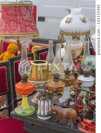 Vintage Oil Lamps 143135485