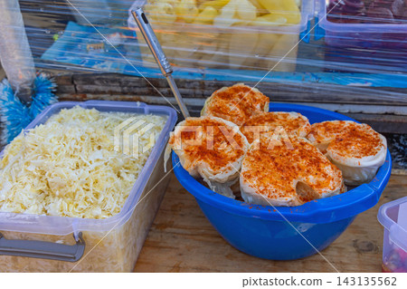 Shredded Cabbage Paprika Shredded Cabbage Paprika 143135562
