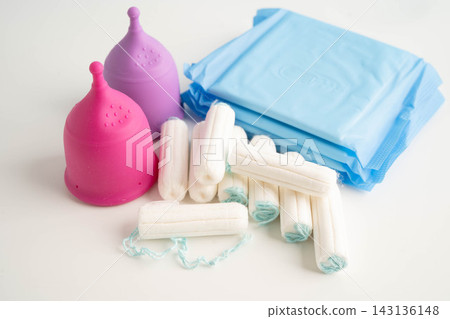 Sanitary hygiene set for women menstrual period cycle protection. Sanitary hygiene set for women menstrual period cycle protection. 143136148