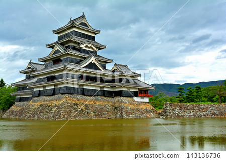 100 famous castles in Japan and Matsumoto castle 100 famous castles in Japan and Matsumoto castle 143136736