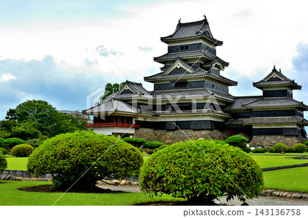 100 famous castles in Japan and Matsumoto castle 100 famous castles in Japan and Matsumoto castle 143136758