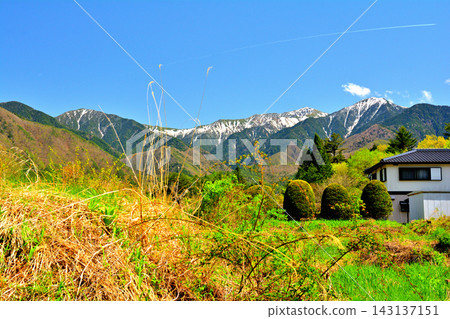 Central Alps from Michi-no-Eki Hiyoshi Kiso Komagatake in Nagano Central Alps from Michi-no-Eki Hiyoshi Kiso Komagatake in Nagano 143137151