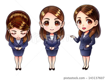 Businesswoman illustration Businesswoman illustration 143137607