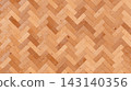 Classic brown wooden herringbone parquet flooring texture pattern. 3D rendering illustration 143140356