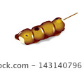 Mitarashi dango 143140796