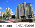[Poland] [Warsaw] Streetscape of Warsaw, apartment buildings 143143096