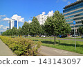 [Poland] [Warsaw] Streetscape of Warsaw, apartment buildings 143143097