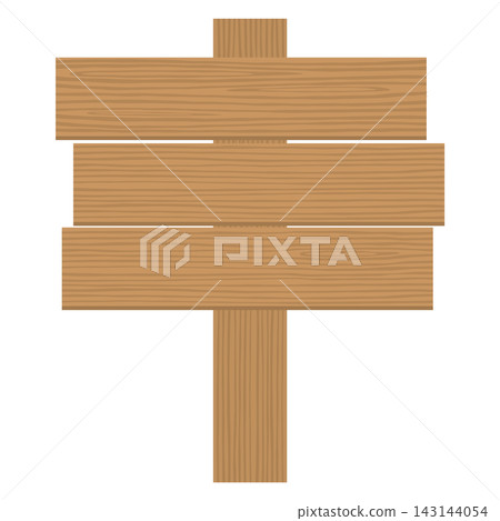 A natural wooden sign made by combining three planks. A natural wooden sign made by combining three planks. 143144054