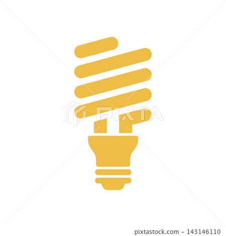Economical Light Bulb Icon Vector Template Economical Light Bulb Icon Vector Template 143146110