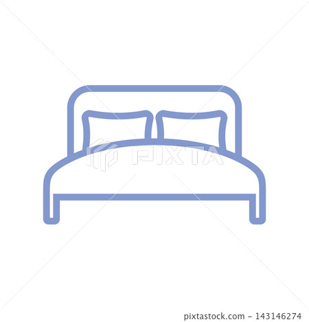Bed Icon Vector Template Illustration Design Bed Icon Vector Template Illustration Design 143146274