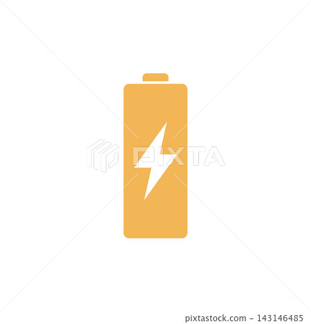 Battery Icon Vector Template Illustration Design 143146485