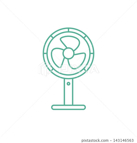Fan Icon Vector Template Illustration Design Fan Icon Vector Template Illustration Design 143146563