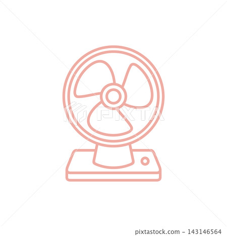 Fan Icon Vector Template Illustration Design Fan Icon Vector Template Illustration Design 143146564