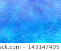 流水波浪圖案：藍色和紙上的水彩風格日式背景 143147495