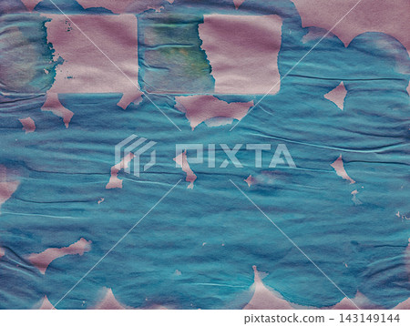 Distressed Blue and Dusty Pink Abstract Texture Background with Subtle Folded Relief Distressed Blue and Dusty Pink Abstract Texture Background with Subtle Folded Relief 143149144