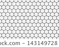 Minimalist white technology background with subtle hexagonal grid pattern and futuristic geometric circuit board details. 143149728