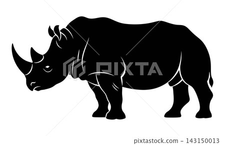 Rhinoceros, Silhouette, Black, Wild, Animal Rhinoceros, Silhouette, Black, Wild, Animal 143150013