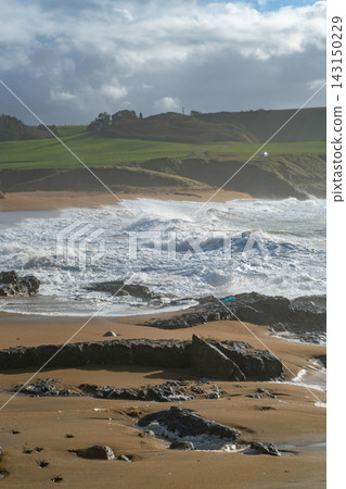 Coastal Waves and Green Hills Coastal Waves and Green Hills 143150229