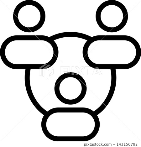 Cooperation Modern and Creative Icon 143150792