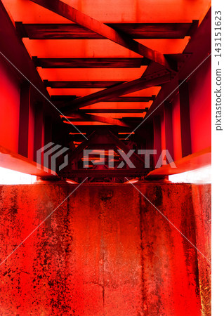 紅色立交橋 紅色立交橋 143151623