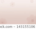 Simple floral background material 143155106