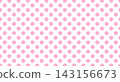 Round polka dot pattern, pink and white Round polka dot pattern, pink and white 143156673