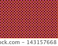 Checkered background material in orange, black, and purple. 143157668