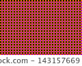 Square background material in orange, black, and purple. 143157669