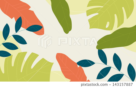 Tropical background with vintage colors. Tropical background with vintage colors. 143157887