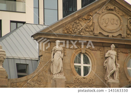 Architecture in the downtown of Frankfurt, Germany Architecture in the downtown of Frankfurt, Germany 143163330