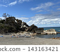 越前海岸的海灘景色，有其獨特的岩石構造和小鳥門（震後景色） 143163421