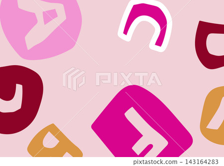 Colorful alphabet patter background. Vector illustration. Colorful alphabet patter background. Vector illustration. 143164283