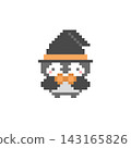 Witch Penguin Pixel Art 143165826