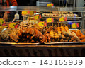 Hong Kong streetscapes and food stalls 143165939