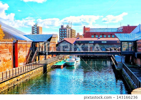 A bridge over a canal A bridge over a canal 143166236