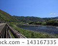 A sunny day at Shimanto City, Kochi Prefecture: Scenery of the Shimanto River 143167335