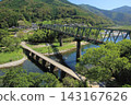 Shimanto City, Kochi Prefecture: The 4th Shimanto River Bridge and the 1st Mishima Submersible Bridge 143167626