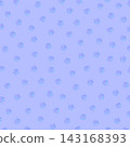 Lavender blue background with a seamless pattern of puffy hearts and stars. 143168393
