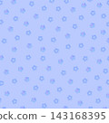 Lavender background with a puffy star pattern seamless background 143168395