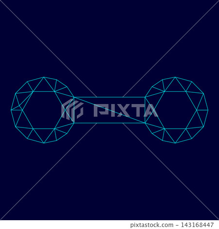 Spanner in low poly triangulation triangulated polygonal electri Spanner in low poly triangulation triangulated polygonal electri 143168447