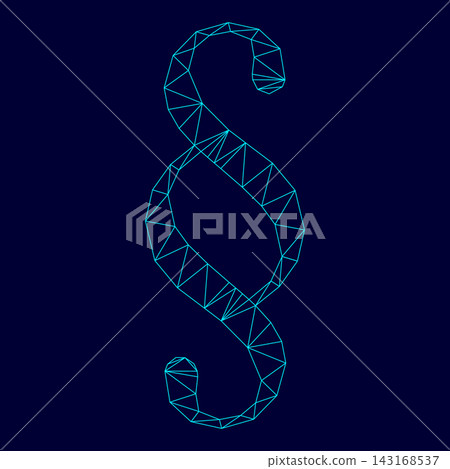 Paragraph symbol in low poly triangulation triangulated polygonal electric cyan blue vibrant aqua neon color vector illustration image outline contour line Paragraph symbol in low poly triangulation triangulated polygonal electric cyan blue vibrant aqua neon color vector illustration image outline contour line 143168537